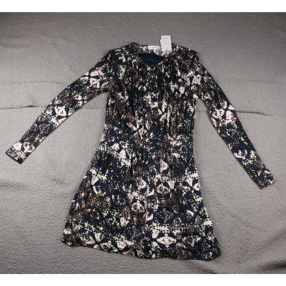 New Reiss Dress 6 Snake Print Jersey Antonia Lined Modal
